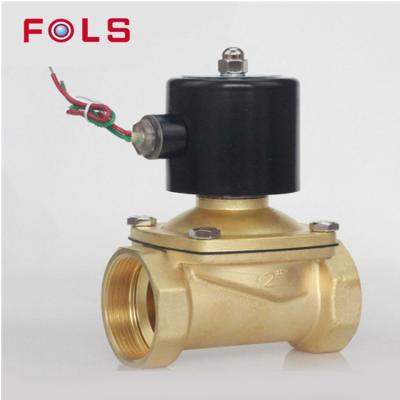 China General China Sale 3/8''-2 High Pressure Water Solenoid Valve AC220V, DC12V, DC24V DN10 DN50 Valve Solenoid for sale