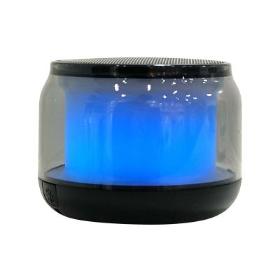 China No NEW 2022 DC5V 3W Wireless BT Speaker With Portable LED Mini Colorful Light 500mah Support To Tf/fm/BT for sale