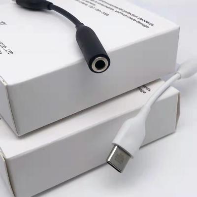 China Audio Cable 3.5 Jack High Fidelity USB C Cable from MP3/MP4 player to AUX type. C Jack Earphone 3.5mm Headphone Adapter Cable for sale