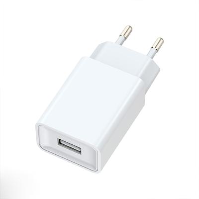 China Portable Quick Wall Adapter Mobile Phone 5V2A USB Charger Charging Plug Cell Phones EU/USA Cell Phones Charge for sale