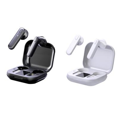 China Perfect Sound Wireless Earbuds BT 5.0 TWS Device Digital Display Audio Waterproof Black for sale