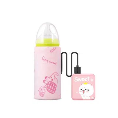 China Simple PVC Babies Milk Bottle Free Smart Temperature Control Carry Bag Portable Baby Milk Bottle Feeding Warmer for sale