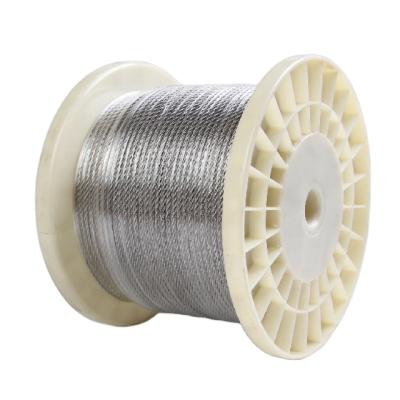 China Good Quality AISI 304 Stainless Steel Wire Rope 7*19 4mm Mesh For Sale for sale