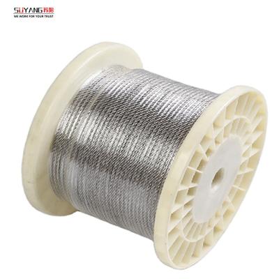 China 304 Corrosion Resistance 7*7 Stainless Steel Wire Rope 1.0mm Stainless Steel FABRICATION Cable for sale