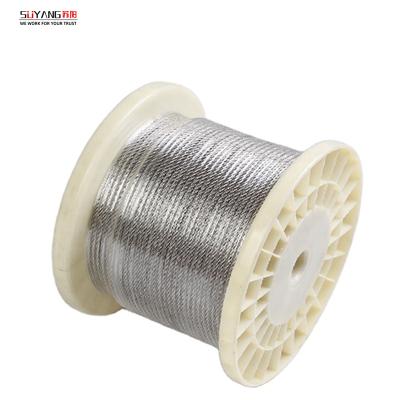 China 304 Corrosion Resistance 7*7 Stainless Steel Wire Rope 1.2mm Stainless Steel FABRICATION Cable for sale