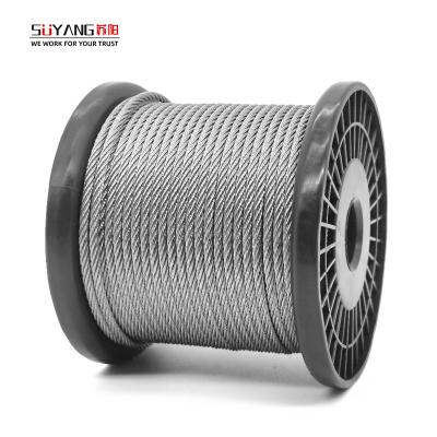 China 316 High Tension 1x19 Stainless Steel Wire Rope 0.3mm- 25mm Stainless Steel FABRICATION Cable for sale