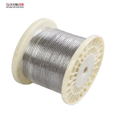 China Good MANUFACTURING Hardness 304 7*19 Stainless Steel Wire Rope 12.0 Mm Stainless Steel Rope for sale