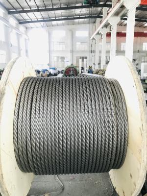 China Netting 1*7 iwrc 46mm maker price per meter steel wire rope non magnetic for sale