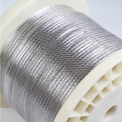 China Anti-rusty Stainless Steel Wire Rope 7X19 1x37 7x7 304 316 for sale