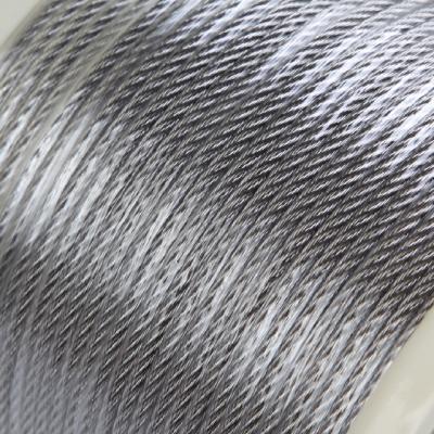 China Anti-rusty Cable Railing System Stainless Steel Wire Rope 304 316 1x37 for sale