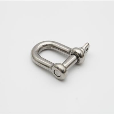 China New Fashion Model Stainless Steel Custom Design Stainless Steel Shackle Good Quality Custom D Shape Shackle for sale