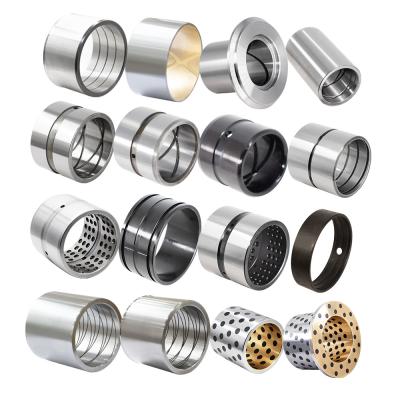 China Customizable Hardened Steel Flanged Bushings Self Lube Bushings Antirust for sale