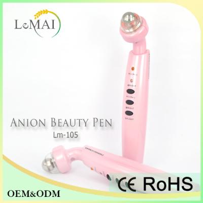 China Anti - Wrinkle Massager Pen Ultrasonic Beauty Device With Light Therapy for sale