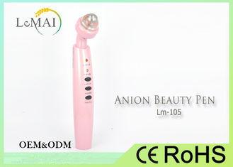 China Handheld Ultrasonic Eye Massager , Girls Rechargable Anion Beauty Pen for sale