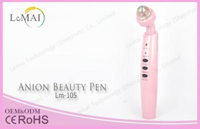 China Portable Negative Ion Ultrasonic Beauty Device For Salon  / Anti-wrinkle Pen for sale