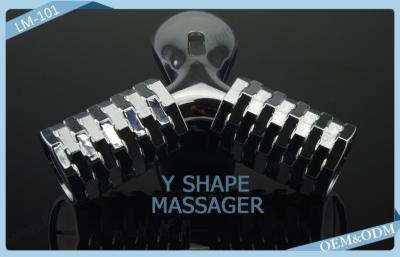 Chine Peau multifonctionnelle tenue dans la main de Massager du visage 3D soulevant l'électrodéposition d'ABS + de chrome de rouleau de Derma à vendre