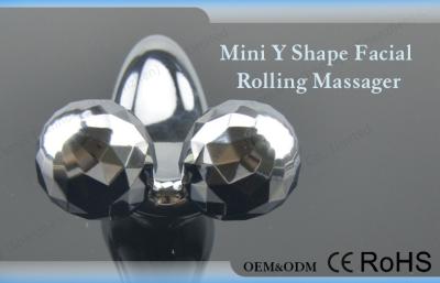 China Zinc Alloy Wrinkle Remover Face Roller Massager , Microcurrent Face Lift Machine for sale