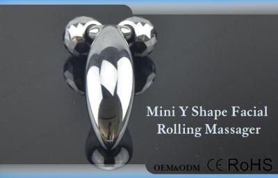 China Mini Rotation Solar Energy 3D Face Roller Massager For Home / Spa for sale