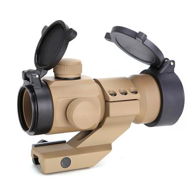 China Tactical Hunting Sight For 22mm Weaver Standard Rail Illuminated 1x30 M3 Red And Green Dot HD 170X73X87mm Sight for sale