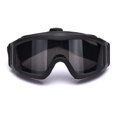 China Military Fog Sport Protective Goggs Airsoft Goggs Helmet 3 Military Glass 3 Glass Goggs Glass Tactical Army Protectors for sale