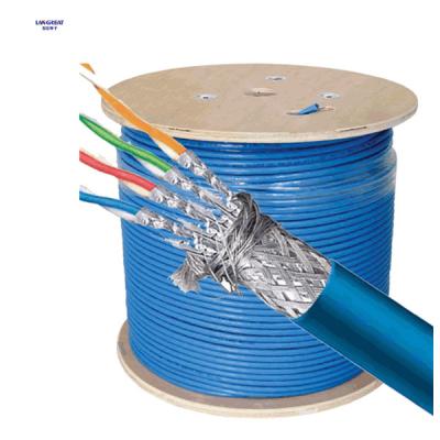 China Network System 1000FT ETHERNET CAT7 BULK CABLE /CAT7 LAN CABLE for sale