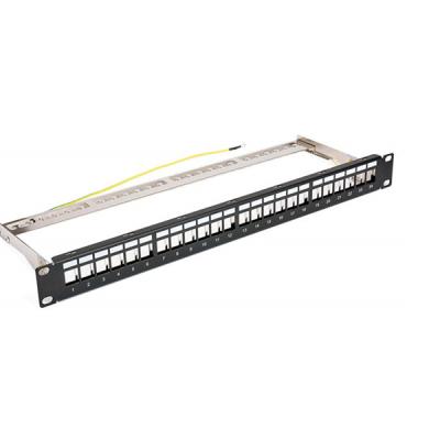 China NETWORK Cat6A 24 Ports FTP Patch Panel Frame / Blank Patch Panel / Blank Keystone Jack Patch Panel for sale