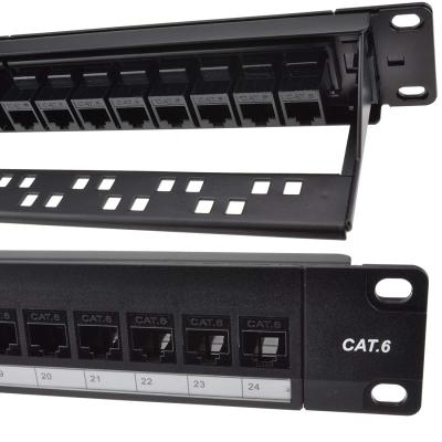 China NETWORK patch panel cat7, cat8 patch panel, cat6 patch panel for sale