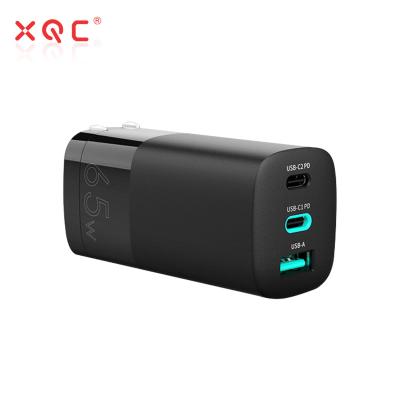 China Travel Charger EU Times USA UK Australia Plug 65W GaN Charger Fast Charge Portable Charger 3.0 for sale