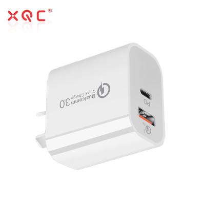 China Quick Charger 3.0 2-Port QC3.0 Quick Portable Quick Charge Charger Support CN/AU/JP/EU/UK Plugs USB Charger for sale