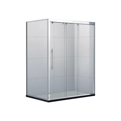 China 2022 Modern OEM D56L Small Shower Room Tempered Glass Shower Sliding Door Bathroom Customized Shower Cubicle Enclosure In Foshan for sale