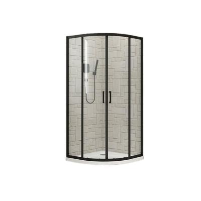 China 2020 safety square shower enclosure OEM 1801 new design sliding shower rooms bathroom with tempered glass cubicles enclosure in foshana shower room for sale