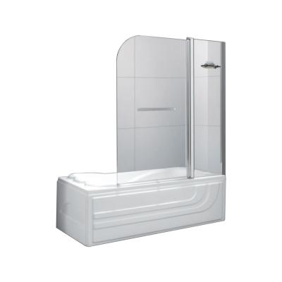 China OEM D59 2022 New Design Bathroom Modern Customized Tempered Acrylic Handle Glass-Glass Material Sliding Door Shower Room Cabin for sale