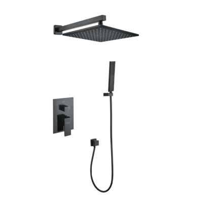 China With new design diverter NS-A124T 2022 bathroom shower animal black high pressure luxury hidden rainy head sets for sale