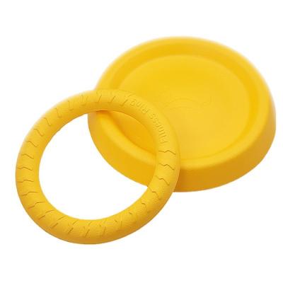 China Factory Sale Viable Training Ring Resistant Bite Floating Toy Eva Pets Bite Flying Rings Pet Flying Discs Dog for sale