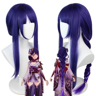 China COSPLAY Genshin Impact Series Wig 90CM General Thunder Wig Hot Selling Wigs Have In Stock for sale