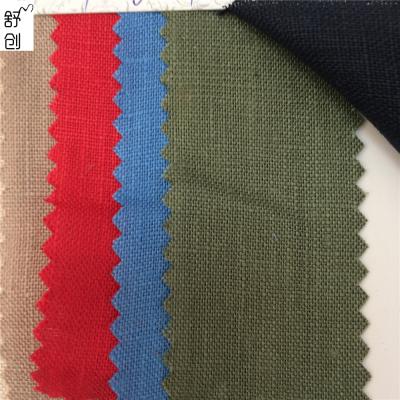 China plain linen fabric for dress and apparel for sale