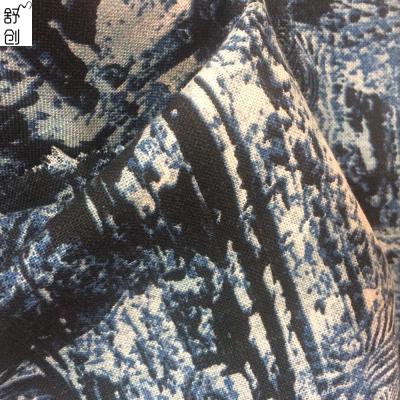 China Newest printed apparel linen fabric for garment for sale