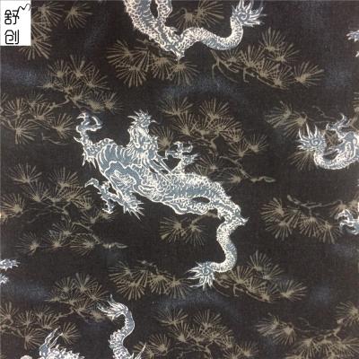 China Home Textile Hot Sale Chinese Dragon Design Printed Fabric for sale