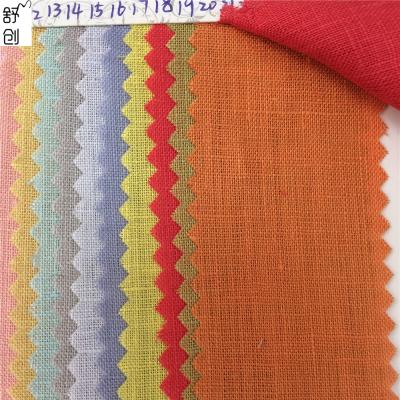 China Plain Waxed Linen Fabric for sale