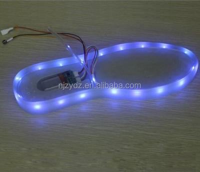 China USB rechargeable led portable led strips lighting for shoes ZY-shoe L for sale