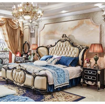 China Modern Bedroom Furniture Set (The Other) Light Adjustable Home Luxury Real Elegant Bed Design Furniture for sale