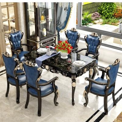 China Adjustable Home Dining Room Furniture Table Sets Luxury Dining Table Set (Hight) Antique for sale