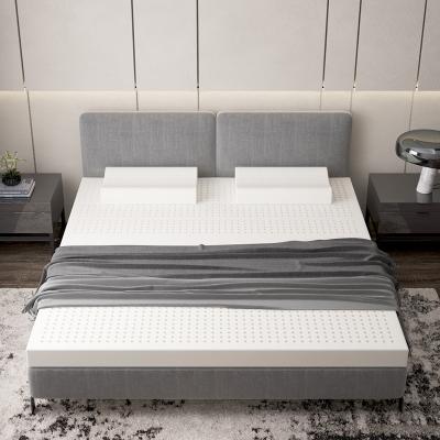 China Amazon Sales King Size Comfortable 100% Hot Natural Latex Mattress Foldable Topper For Bed Sleeping for sale