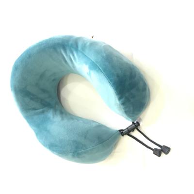 China Anti-static 360 degree soft U shape latex pillow for neck pain plane and car. for sale