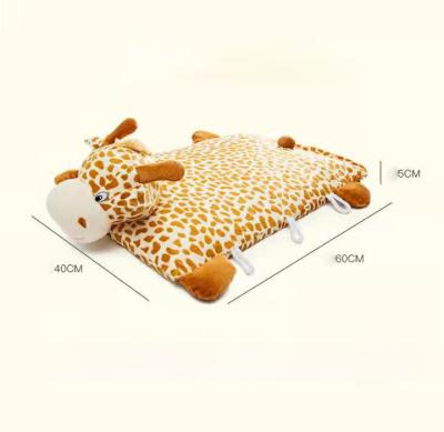 China Anti-static hot sale latex pillow cartoon latex cute animal pillow Thailand for children for sale