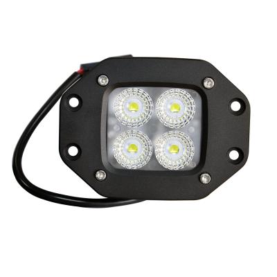 China CNC'd 6063 aluminum alloy 3 inch led work light manufacturing companies flush mount led work light for sale