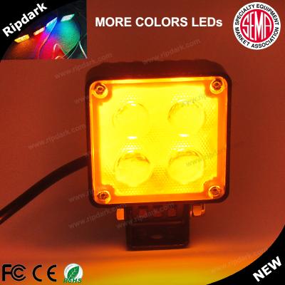 China White Amber Cool Polycarbonate! ! ! EMC 100% passed newest 4d led 9-36v ip68 universal led truck flood light for sale