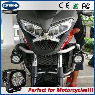 China CNC'd 6063 Aluminum Alloy Super Bright Led Offroad Light 12v Led Work Light Motorbike 30w OEM Motorcycle Fog Lights for sale