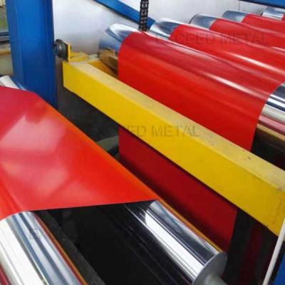 China Sheet price a3003 aluminum alloy color coated pre painted aluminum coil roll for sale