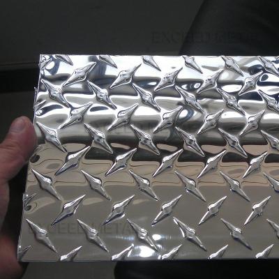 China Decoration 5052 Aluminum Diamond Plate Sheets Price Sale for sale